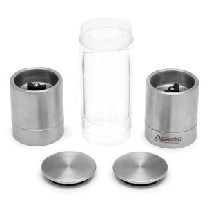 Râșniță manuală Duette pentru sare și piper sau condimente 2in1, DOMESTICO - imagine 6
