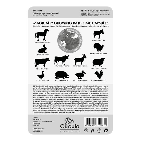 Capsules_2018_FARM-back CAPSULE FERMECĂTOARE, JUCĂRII PENTRU BAIE, ANIMALE DI FERMĂ - imagine 7