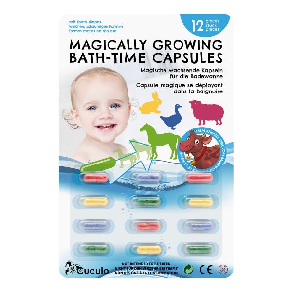 Capsules_2018_farm CAPSULE FERMECĂTOARE, JUCĂRII PENTRU BAIE, ANIMALE DI FERMĂ - imagine 1