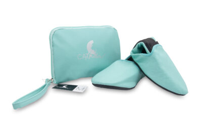 Mocasini pliabili in poseta AQUAMARINE