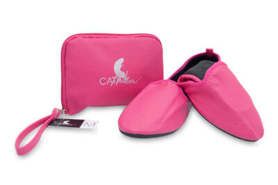 Mocasini pliabili in poseta FUCHSIA