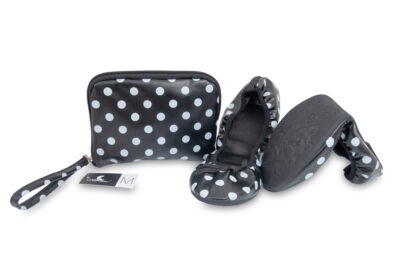 Pantofi pliabili in poseta DOTTIES