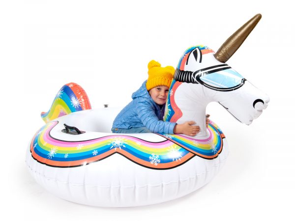 Sanie gonflabilă tip colac Inorog, CUCULO - imagine 3