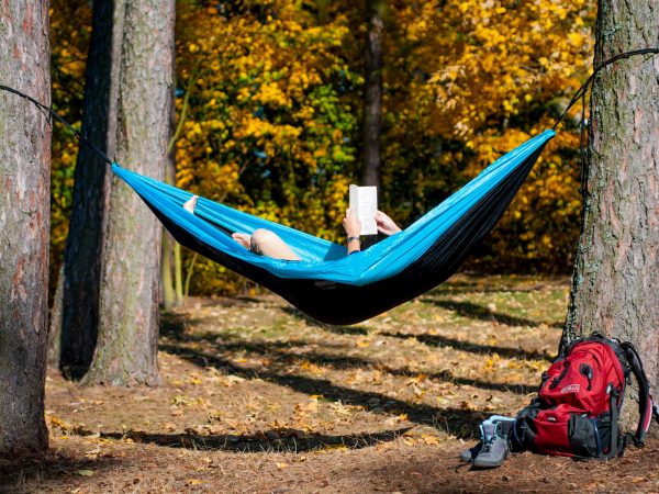 Hamac de călătorie ultra ușor, pentru o persoană - imagine 12