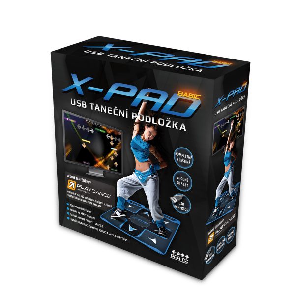X-PAD_BASIC_promoBox2015 X-PAD Basic Dance Pad, USB dance pad, PlayDance edition - imagine 2