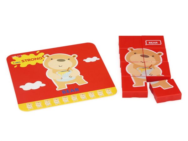 Set construcții Wange - puzzle cu animale - imagine 2