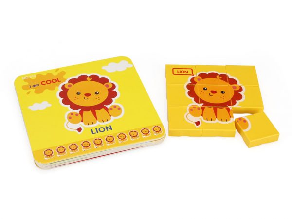 Set construcții Wange - puzzle cu animale - imagine 5