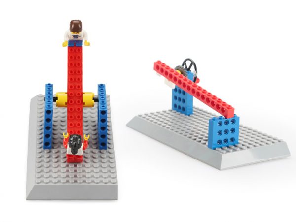 Stavebnice-3v1-Wange---kolotoč,-houpačka,-automatická-závora-1 Set construcții 3in1 Wange - carusel, leagăn, barieră automată - imagine 2