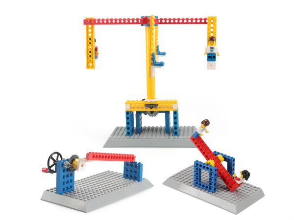 Stavebnice-3v1-Wange---kolotoč,-houpačka,-automatická-závora3 Set construcții 3in1 Wange - carusel, leagăn, barieră automată - imagine 4