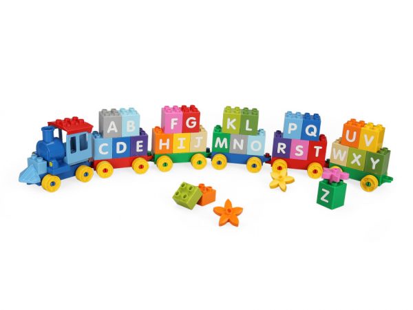 Stavebnice-Wange---vláček-s-abecedou-1 Set construcții Wange - trenuleț cu alfabet - imagine 3
