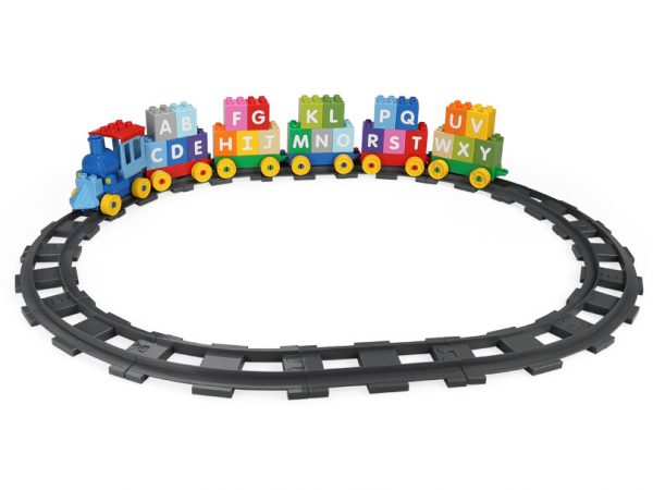 Stavebnice-Wange---vláček-s-abecedou-2 Set construcții Wange - trenuleț cu alfabet - imagine 4