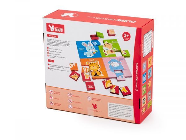 Set construcții Wange - puzzle cu animale - imagine 6