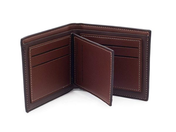 Portofel elegant pentru bărbați, piele ecologică - imagine 3