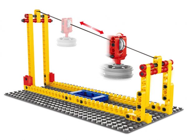 lanopvka Set construcții 3in1 Wange - telecabină, macara, leagăn - imagine 4