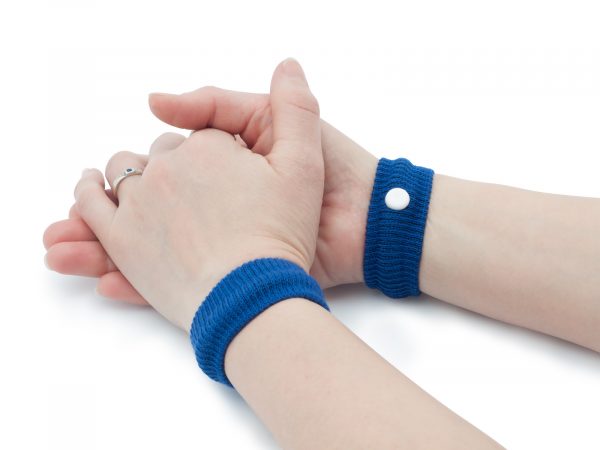 Brățară împotriva grețurilor pe bază de acupresură, 2 bucăți în carcasă - imagine 3