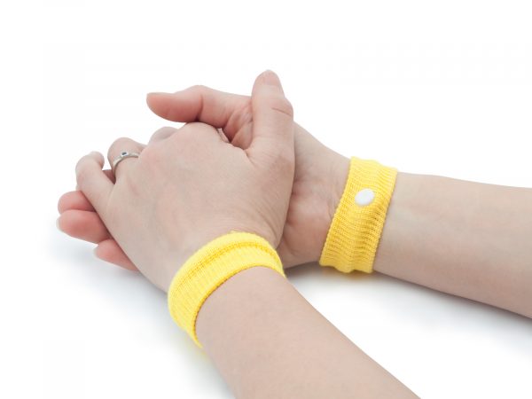 Brățară împotriva grețurilor pe bază de acupresură, 2 bucăți în carcasă - imagine 4