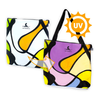 POŞETA CARE SCHIMBĂ CULOAREA LA SOARE