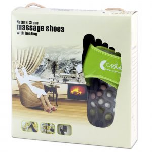 PAPUCI DE CASĂ CU ÎNCĂLZIRE ŞI MASAJ CU PIETRE NATURALE - imagine 5