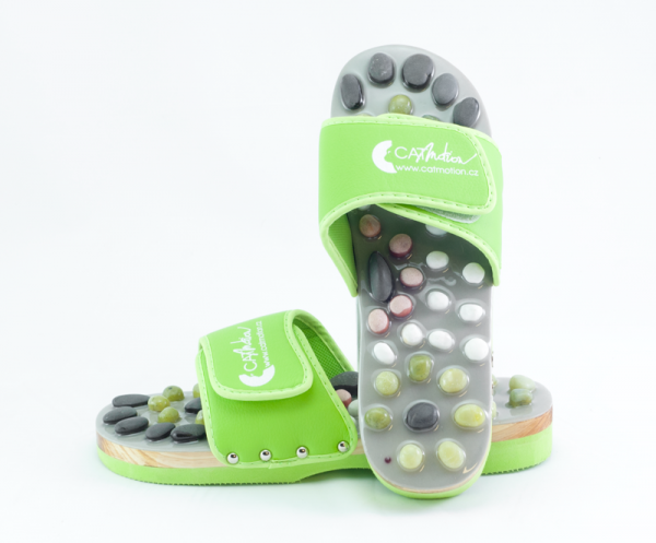 PAPUCI DE CASĂ CU ÎNCĂLZIRE ŞI MASAJ CU PIETRE NATURALE - imagine 10