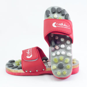 PAPUCI DE CASĂ CU ÎNCĂLZIRE ŞI MASAJ CU PIETRE NATURALE - imagine 9