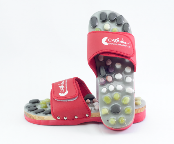 PAPUCI DE CASĂ CU ÎNCĂLZIRE ŞI MASAJ CU PIETRE NATURALE - imagine 9