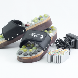 PAPUCI DE CASĂ CU ÎNCĂLZIRE ŞI MASAJ CU PIETRE NATURALE - imagine 2