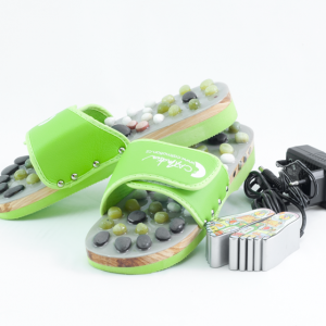 PAPUCI DE CASĂ CU ÎNCĂLZIRE ŞI MASAJ CU PIETRE NATURALE - imagine 4