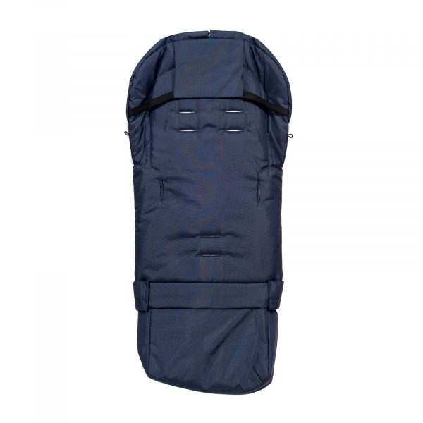 Sac de iarnă Arctic wool, lână de oaie, impermeabil + Mănuși pentru cărucior - Bleumarin - imagine 4