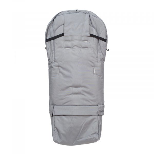 Sac de iarnă Arctic wool, lână de oaie, impermeabil + Mănuși pentru cărucior - Gri - imagine 8