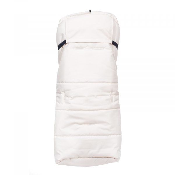 Sac de iarnă impermeabil Iceland wool, lână de oaie + Mănuși pentru cărucior impermeabile - Bej deschis - imagine 9