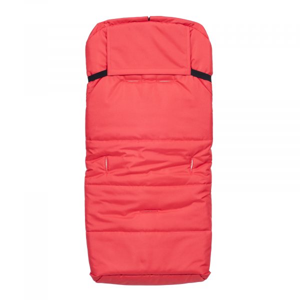 Sac de iarnă impermeabil Iceland wool, lână de oaie + Mănuși pentru cărucior impermeabile - Roșu deschis - imagine 5