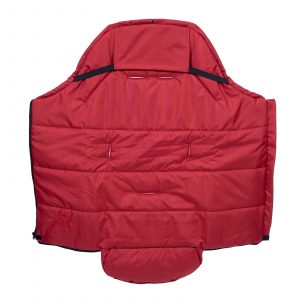 Sac de iarnă impermeabil Iceland wool, lână de oaie + Mănuși pentru cărucior impermeabile - Roșu închis - imagine 9