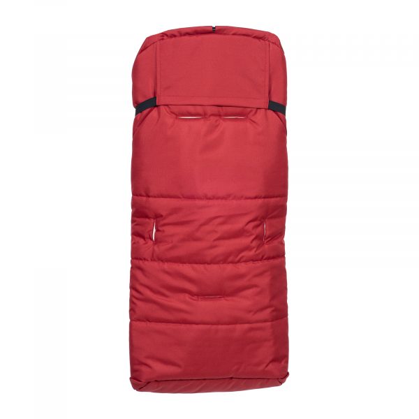 Iceland-tmave-cerveny08 Sac de iarnă impermeabil Iceland wool, lână de oaie + Mănuși pentru cărucior impermeabile - Roșu închis - imagine 8