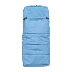 Sac de iarnă impermeabil Iceland wool, lână de oaie + Mănuși pentru cărucior impermeabile - Albastru închis - imagine 9