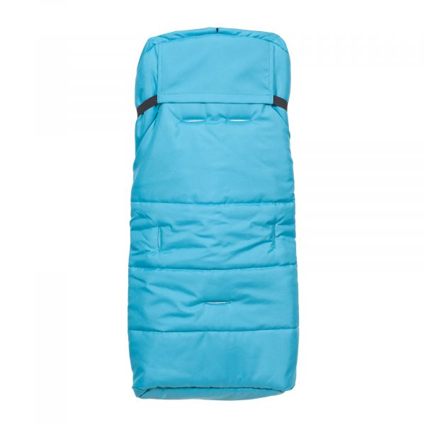 Sac de iarnă impermeabil Iceland wool, lână de oaie + Mănuși pentru cărucior impermeabile - Turcoaz întunecat - imagine 9