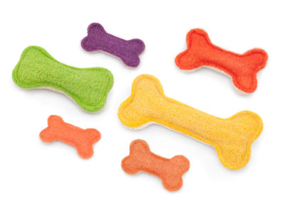 Jucărie pentru câine cu lufă - Os