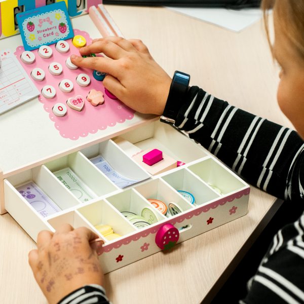 Jucărie din lemn CASĂ DE MARCAT - imagine 2