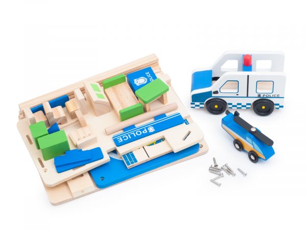 Drevena-hracka-POLICEJNI-STANICE_02 Jucărie din lemn - Secția de Poliție - imagine 2