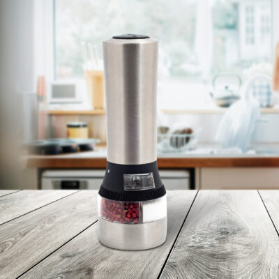 Râșniță electrică Duette 2 în 1 Domestico, pentru sare, piper sau condimente