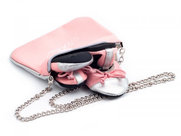 Pantofi pliabili in poseta pentru fete PINK FAIRY - imagine 3