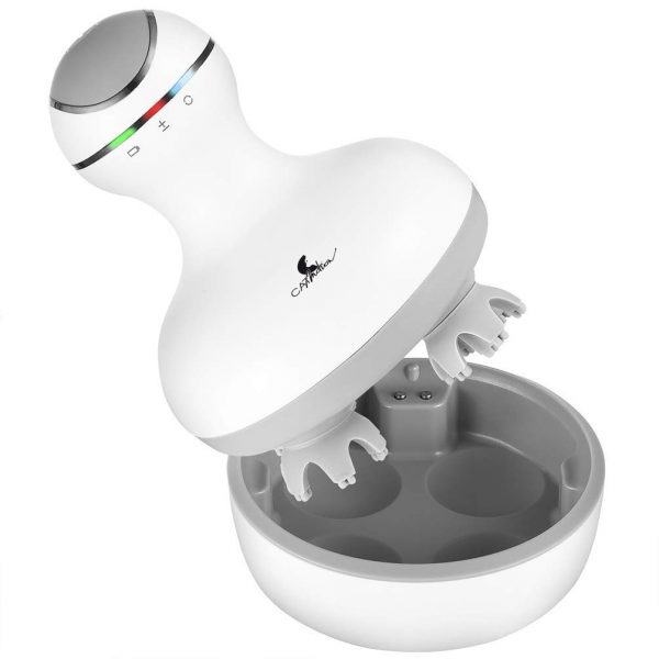 ScalpMassager_Front+Dock Aparat de masaj pentru masajul capului - imagine 7