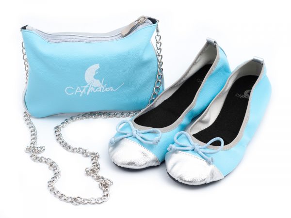 Pantofi pliabili in poseta pentru fete SNOW PRINCESS - imagine 5