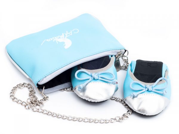 Pantofi pliabili in poseta pentru fete SNOW PRINCESS - imagine 2
