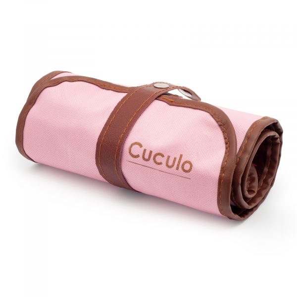 Creioane colorate Cuculo într-o carcasă care se rulează (roz), cu ascuțitoare și extensie, 48 bucăți, cărți de colorat anti-stres GRATUIT - imagine 4